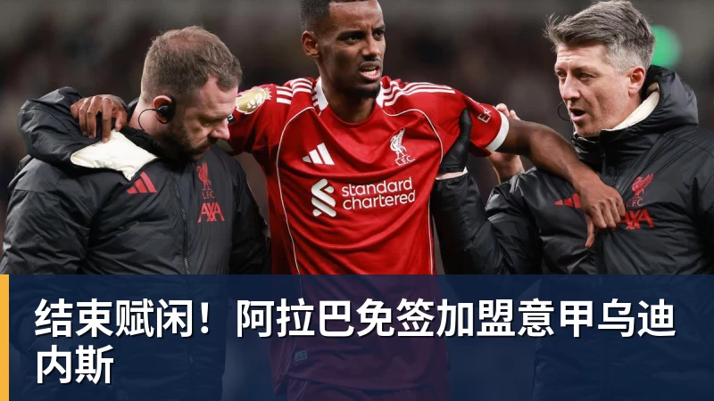 结束赋闲！阿拉巴免签加盟意甲乌迪内斯